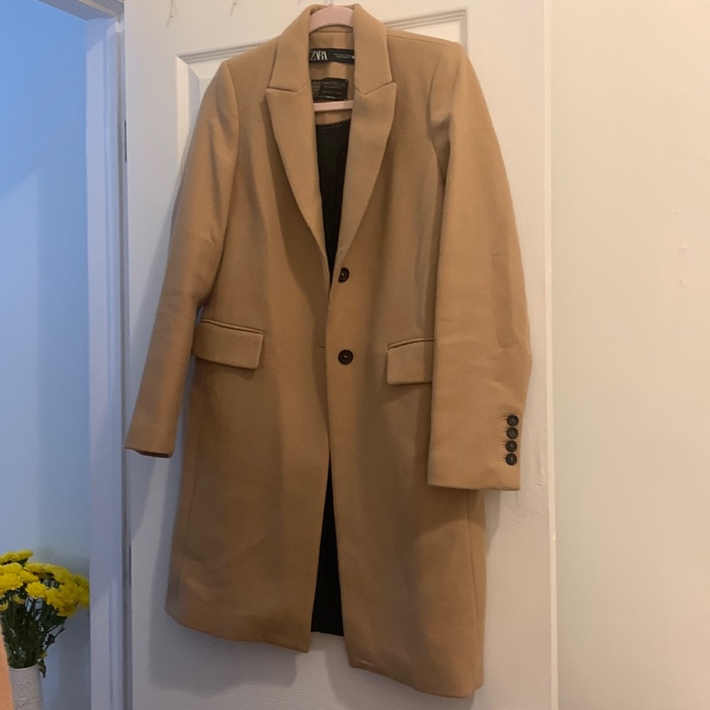 Camel Zara Coat